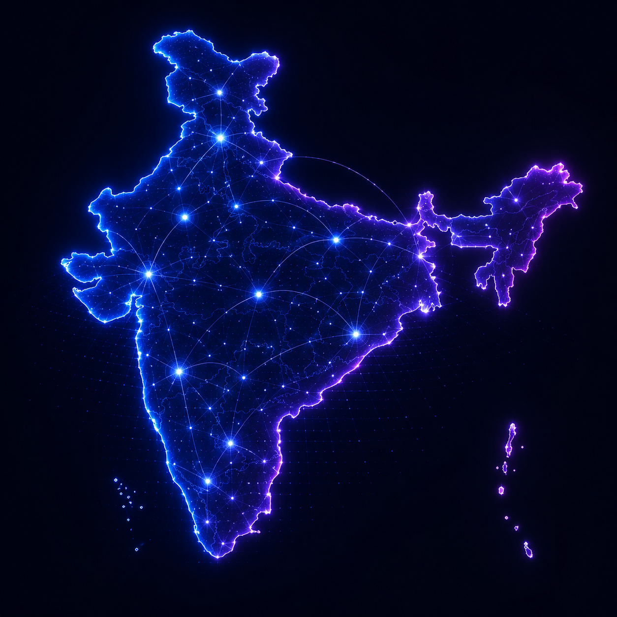 India Network Map